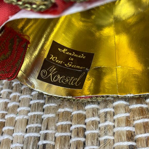 Vintage 1950s - 60s Koestel Wax Angel Christmas Tree Topper Handmade W Germany - Picture 13 of 16